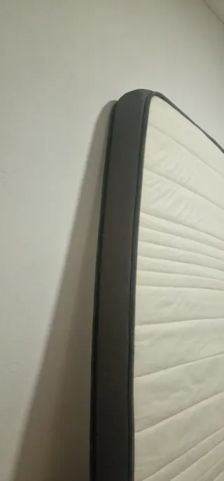 Colchón y somier de tela