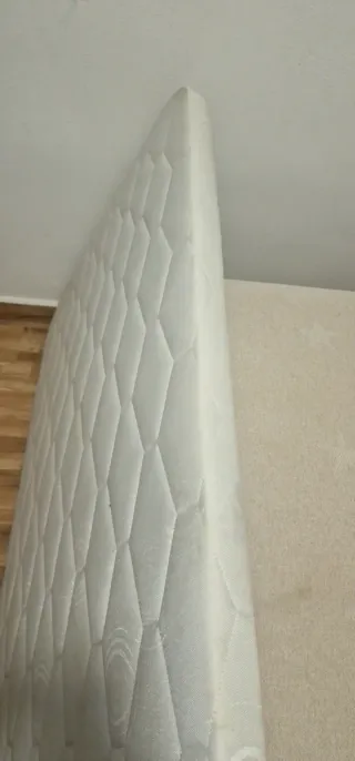 Colchón y somier de tela
