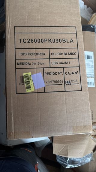 Topper Viscoelástico 90x190x7cm Pikolin