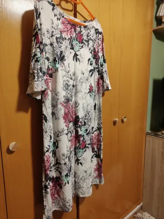 Vestido medio largo ALEKS floral