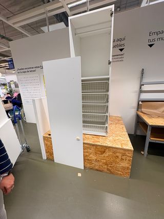 Armario IKEA Platsa 1 Puerta Blanco
