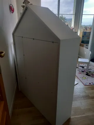 Escritorio infantil casita blanco