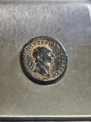 Moneda Romana Emperador Trajano