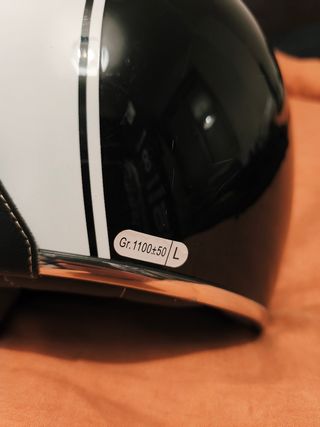 Casco Jet MT Negro y Blanco