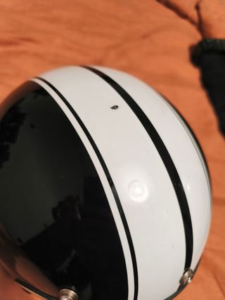Casco Jet MT Negro y Blanco