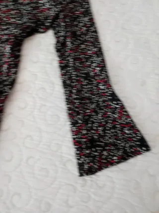 Vestido Mango Negro con Estampado