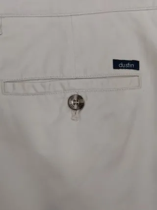 Pantalón pinzas crema Dustin Talla 50