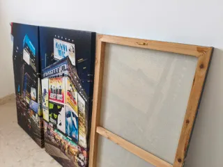 Set 3 Cuadros Lienzo Nueva York