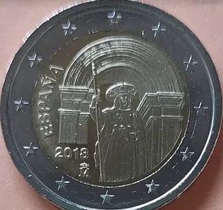 Moneda 2 euros España 2018