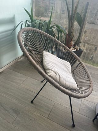 Pack 2 Sillas Acapulco Beige/Gris