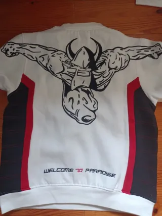 Sudadera W2P con diseño de guerrero