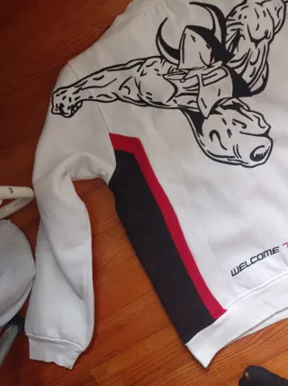 Sudadera W2P con diseño de guerrero