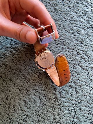 Reloj Swatch Correa Marrón y Plata