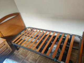 2 camas 80cm con cabecero y somier.