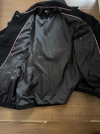 Parka Tommy Hilfiger Mujer Negra talla XL 16