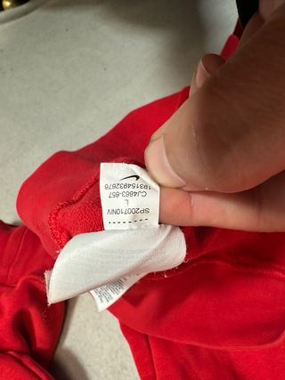 Sudadera Con Capucha Nike Roja Swoosh L