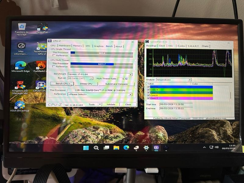 Aorus Z590 Ultra + CPU i7 11700K + 16GB DDR4 3200 afbeelding 5