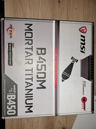 Placa Base MSI B450M Mortar Titanium