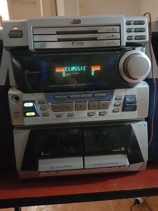 Minicadena JVC MX-J200 CD/Doble Cassette