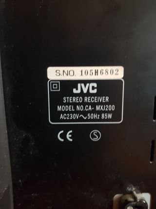 Minicadena JVC MX-J200 CD/Doble Cassette