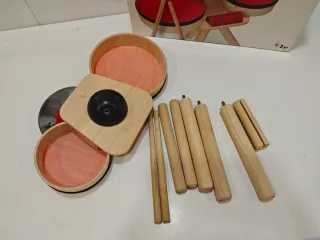 Batería Infantil Madera estilo Montessori