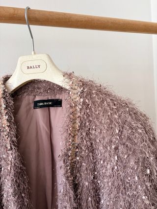 Chaqueta Zara Rosa Talla M