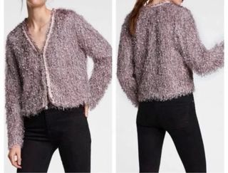 Chaqueta Zara Rosa Talla M