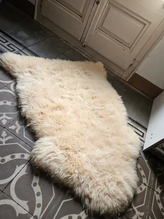 Piel de cordero Ludde Ikea Beige