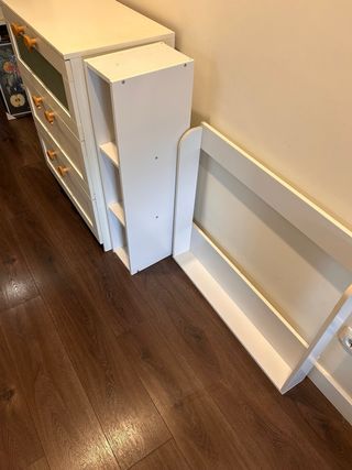 Cómoda cambiador blanca