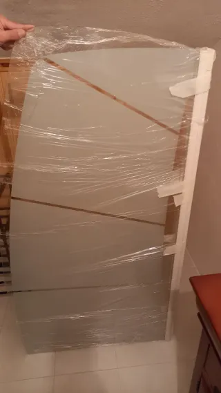 Mampara da bagno in vetro