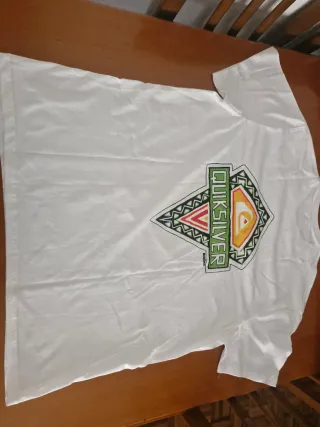 Camiseta surf hombre blanca