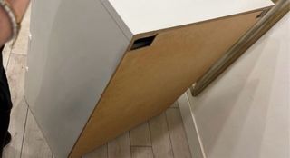 IKEA MALM cómoda 4 cajones blanca