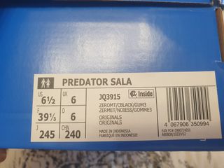 Adidas Predator Sala Talla 39