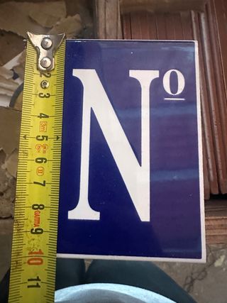 Número de cerámica para casa N°0