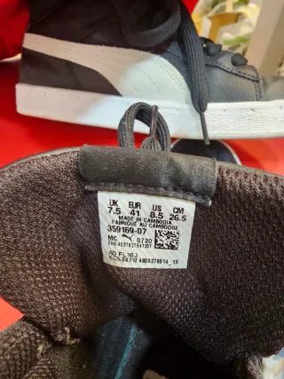 Botines Puma Talla 41 Negros