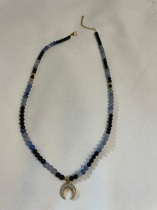 Collane con perline: nero, grigio e blu