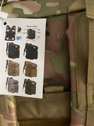 Mochila Táctica 45-50L Viajes - Ajustable