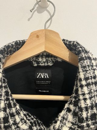Sobrecamisa Zara Cuadros Talla M