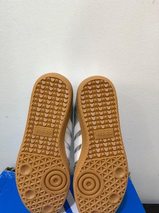 Adidas Samba Plata y Blanco