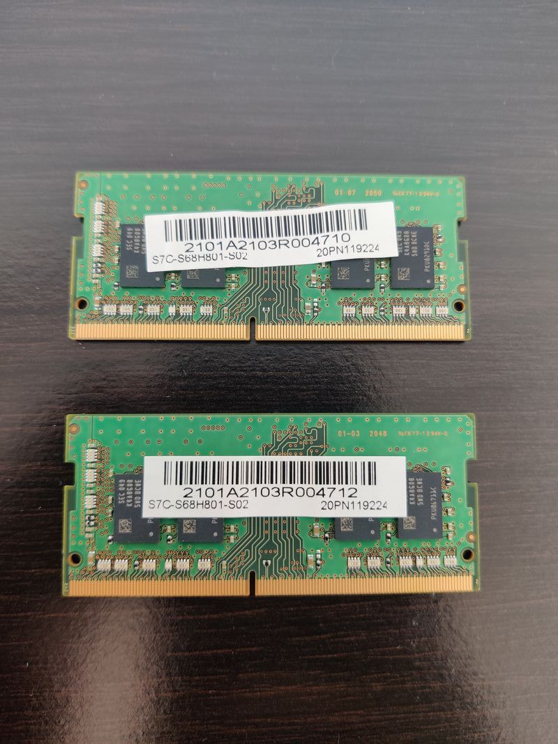 Pack memorias RAM 8GB DDR4 SODIMM Samsung afbeelding 2