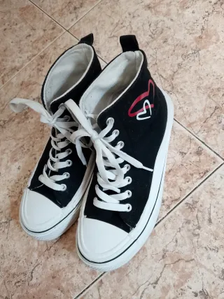 Zapatillas altas negras