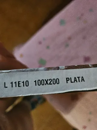 Mantilla plata encaje floral