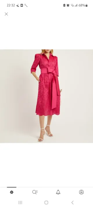 Vestido Javier Simorra Rosa