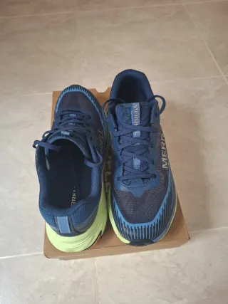 Zapatillas Merrell Agility Peak 6 Azul/Verde