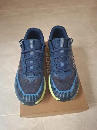 Zapatillas Merrell Agility Peak 6 Azul/Verde