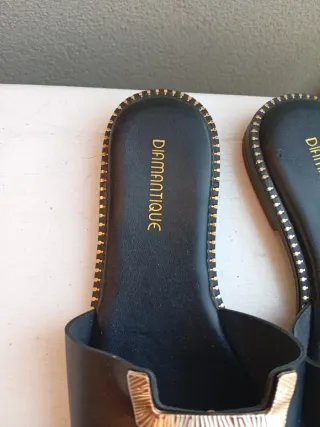 Ciabatte donna DIAMANTIQUE nere tg 38