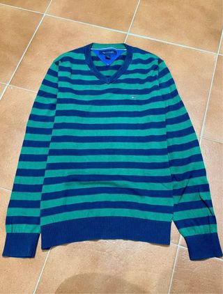 Lote 2 Jerséis Tommy Hilfiger Azul/Verde