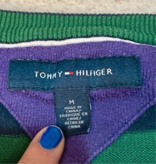 Lote 2 Jerséis Tommy Hilfiger Azul/Verde