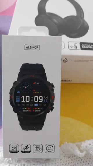 Relojes ALE-HOP Nuevos (Negro y Morado)