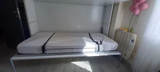 Cama litera blanca